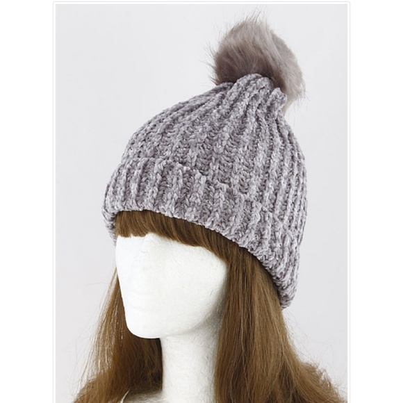 Women's Gray Beanie - Picture 2 of 5